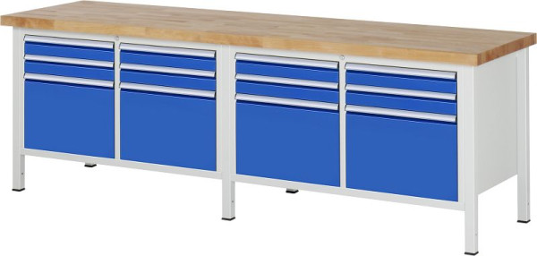 Etabli RAU série 8000 - modèle 8474, L2500 x P700 x H840-1040 mm, 13-8474A2-257B4H.11