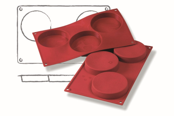Moules à pâtisserie Schneider, biscuit, Ø 103 mm, hauteur 20 mm, 115036
