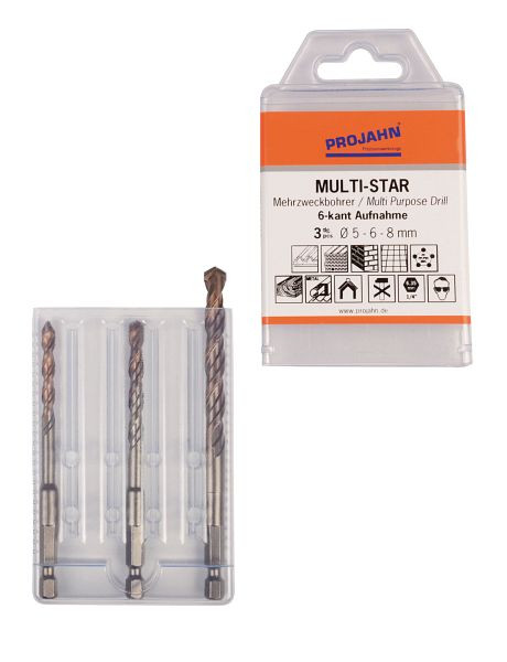 Projahn Multi-Star set 3 pièces hexagone 5, 6, 8 mm, 57004