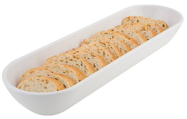 Bol APS -PURE-, 51 x 15,5 cm, hauteur : 7,5 cm, mélamine, blanc, 2,4 litres, 83499