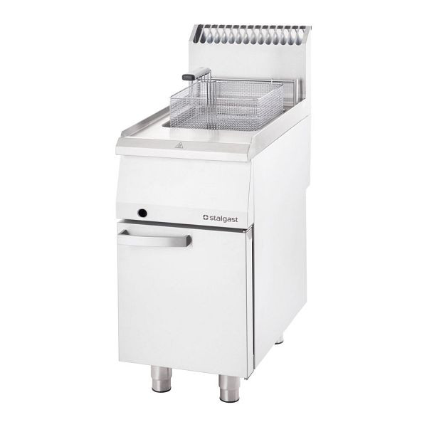Friteuse à gaz Stalgast comme unité autonome série 700 ND - friteuse simple 17 litres, 15 kW, 400x700x850 mm, SL35115SE