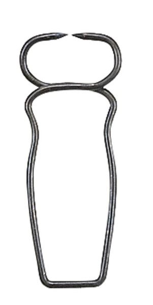 Agrafes en acier à onglet Ulmia, 10 pièces, taille 1, 104.836