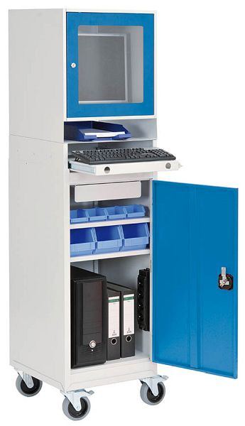 Bedrunka+Hirth boîtier de fixation pour moniteur, pour chariot informatique 105-4, 500 x 500 x 600 mm, 04.105.CM02