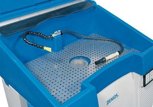 Insert perforé DENIOS en acier inoxydable pour table de nettoyage bio.x C 500 et L 500, 152-605