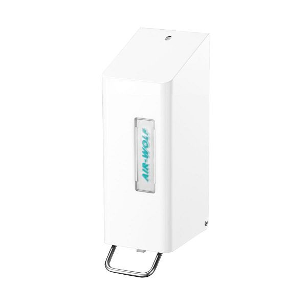 Distributeur de savon mousse mural Air Wolf blanc 600 ml acier inoxydable série Omega 29-407