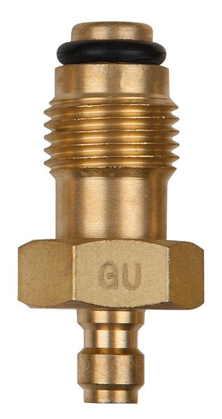 KS Tools pièce d'adaptation M16x1,5 filetage extérieur et raccord de tuyau 1/4" avec bague d'étanchéité, 150.2342