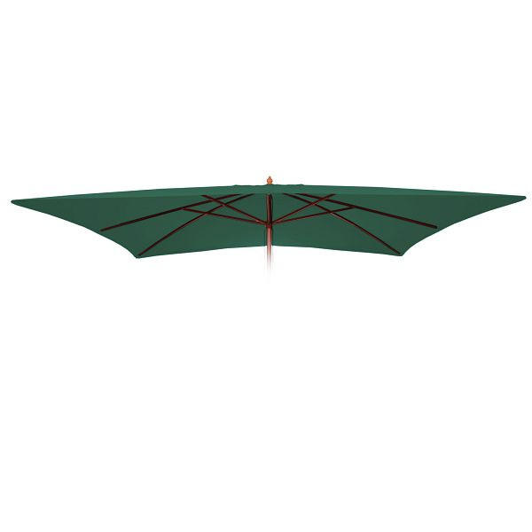 Housse de rechange Mendler pour parasol Florida, housse de rechange pour parasol, polyester 3x4m, vert, 97753