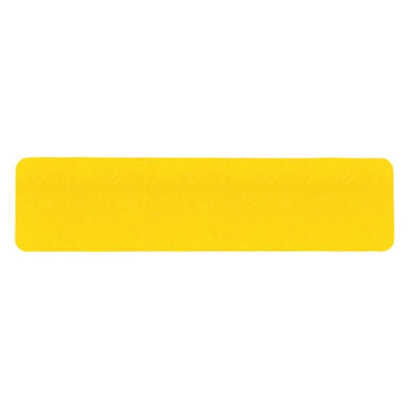 m2 Revêtement antidérapant Easy Clean, jaune, bandes individuelles 150x610mm, UE : 10 pièces, M3GV101501