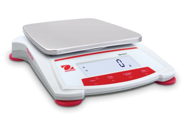 OHAUS Balance portable SKX8200 EU, capacité de pesée 8200 g, lisibilité lors d'une pesée de 1 g, 30253080
