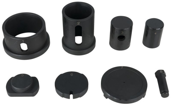 KS Tools jeu de douilles de bras de suspension, Ø 75 mm pour DAF, 8 pièces, 460.4160