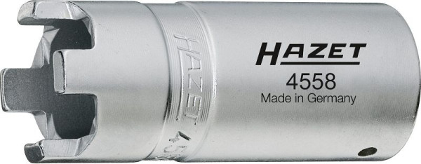Clé à ergot Hazet pour écrou de compression, carré creux 12,5 mm (1/2"), 28,4 mm, 4558