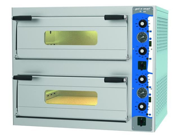 four à pizza gel-o-mat, modèle GE4302Ab Analog, 2 x 612x635x150 mm, GE430.2