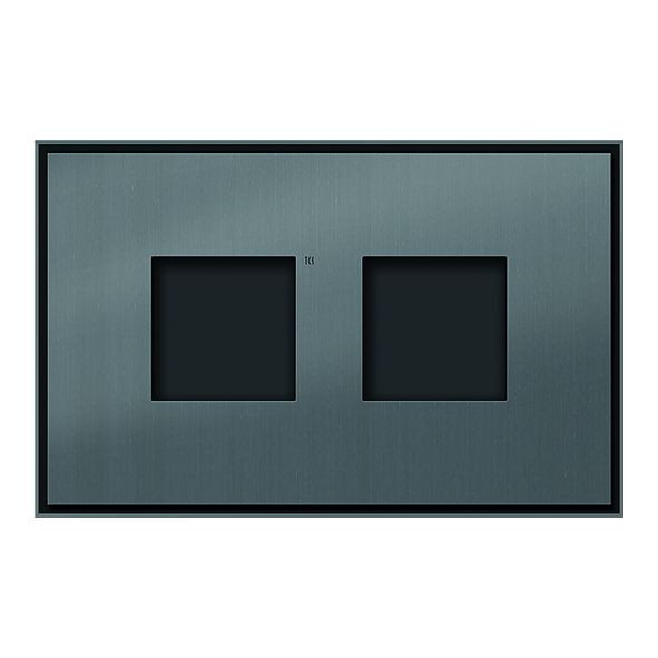 Kit d'encastrement TCS composé d'une face avant affleurante et d'un boîtier d'encastrement pour la série AMI, pour modules AMI 2-1, 2 colonnes, ZAU2054-0030