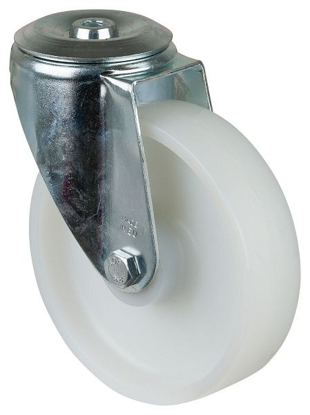 Rouleau de transport BS rollers, largeur de roue 40 mm, Ø roue 150 mm, capacité de charge 150 kg, bande de roulement/corps de roue en plastique, roulement à rouleaux, L101.B10.150