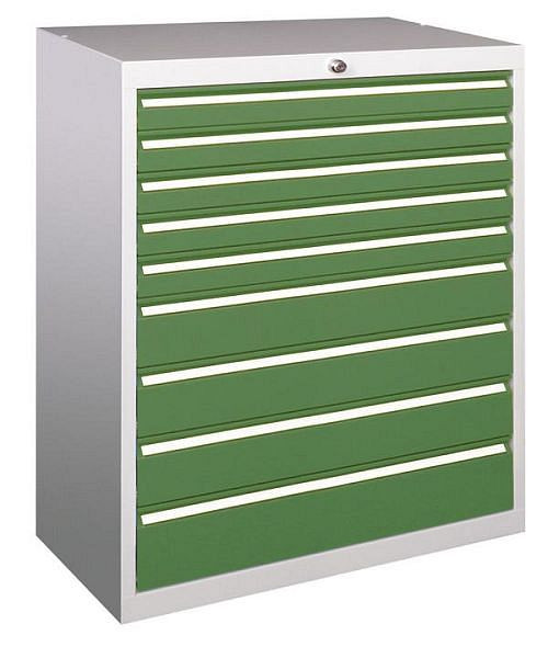 Armoire à outils PAVOY avec guides à rouleaux, capacité de charge 50 kg, largeur de l'armoire 715 mm, hauteur 1000 mm, 43454-100-013