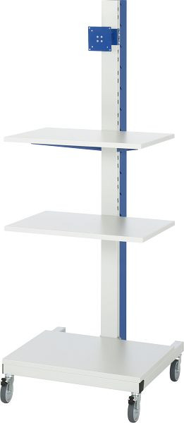 Support d'ordinateur RAU, mobile, 650x1850x650 mm, 07-6018F.11