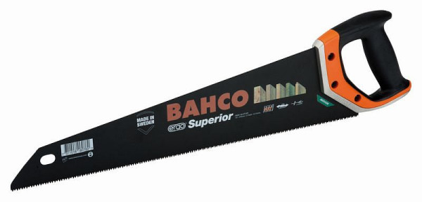 Sétaire Bahco Superior, ergo, 475 mm, XT 9/10 dents par pouce, pour bois moyennement grossier, 2600-19-XT-HP