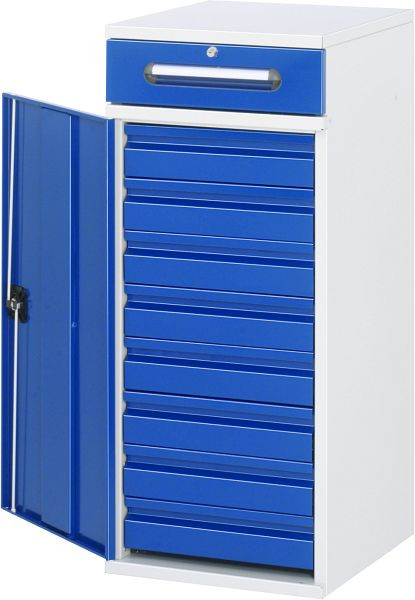 Bureau debout avec armoire latérale RAU, 8x tiroirs intérieurs, 450x1060x520 mm, 07-450-M34.11