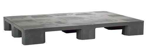 Palette universelle DENIOS, en PE-RE, 800 x 1200 x 140 mm, 9 pieds, paquet de 5, 312643