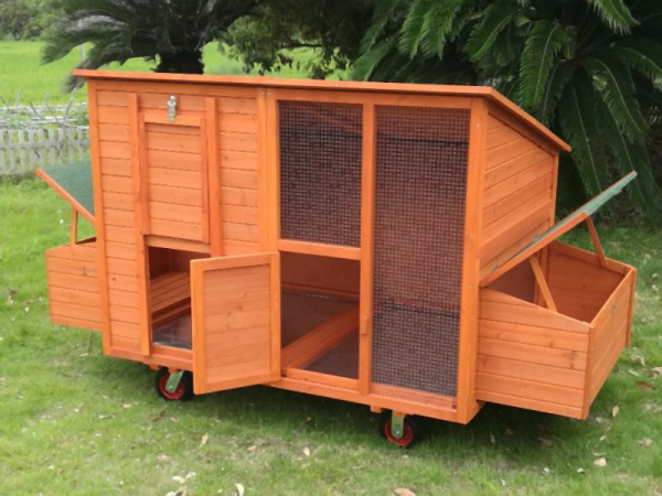 Poulailler mobile Metra, poulailler, poulailler sur roulettes, poulailler, 10106