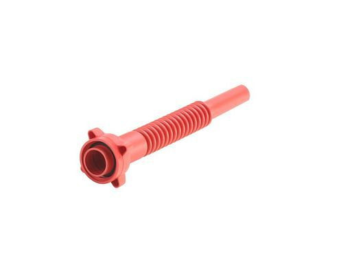 Tuyau de sortie DENIOS pour bidon, adapté à l'essence, rouge, lot de 5, 308370