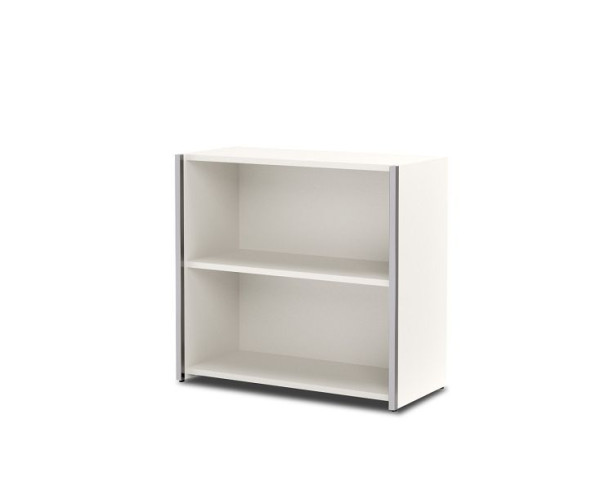 Étagère simple Kerkmann, 2 OH, Aveto, L 800 x P 380 x H 760 mm, blanc, 13453010