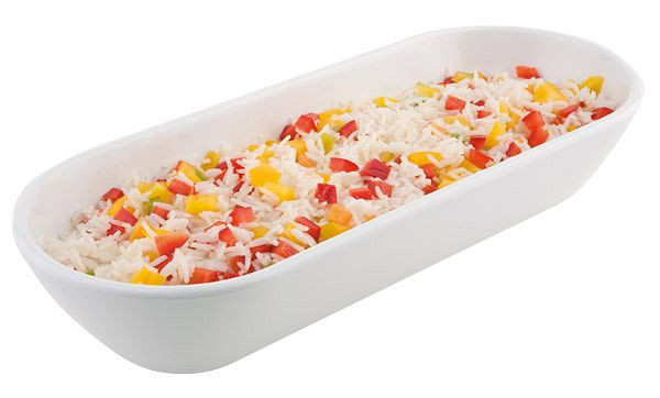 Bol APS -PURE-, 38,5 x 15,5 cm, hauteur : 7,5 cm, mélamine, blanc, 1,5 litres, 83498
