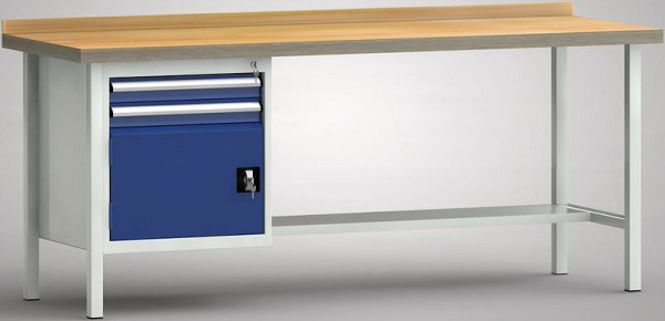 Etabli standard KLW - 2000 x 700 x 840 mm L x P x H, WS118N-2000M40-E1691
