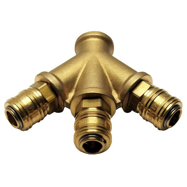 Distributeur 3 voies AEROTEC avec raccord 1/2 pouce IT, 301.72.03.21