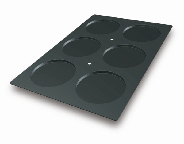Moule à pâtisserie Schneider en biscuit silicone, 40 x 60 cm, Ø 160 mm, hauteur 10 mm, 115312