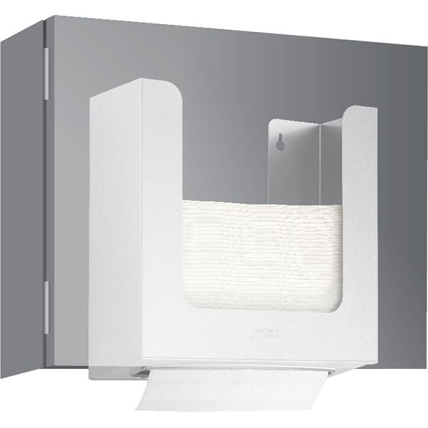 Distributeur de serviettes Wagner EWAR 500 feuilles WP175, finition satinée, 727055
