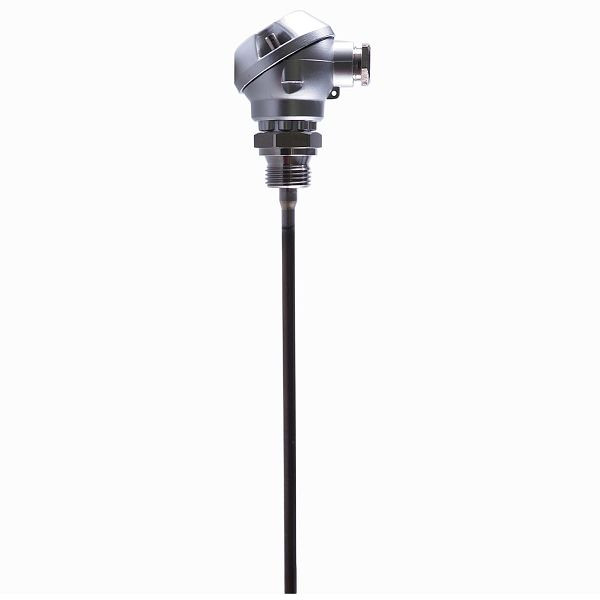 Thermomètre à résistance à enveloppe JUMO, 1xPt100 zl, 6x300mm, G 1/2, -50 à + 600°C, 00055775