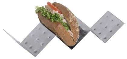 Plateau snack Contacto avec 3 compartiments, 5671/003