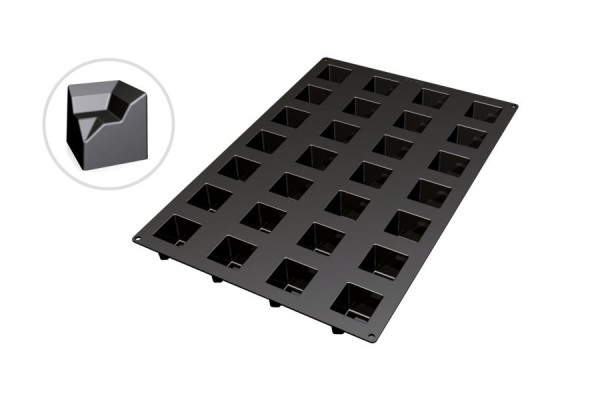 Moule à pâtisserie en silicone Schneider Fantasy 17, 40x 60 cm, dimensions 52 x 52 mm, hauteur 51 mm, 115333