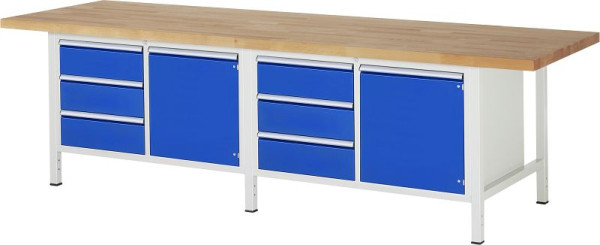 Etabli RAU série 8000 - modèle 8468, L3000 x P900 x H840-1040 mm, 13-8468A2-309B4H.11