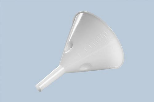 Entonnoir DENIOS en plastique, diamètre 140 mm, couleur naturelle, paquet de 12, 308406