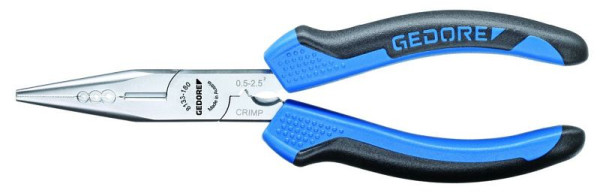 Pince multiple GEDORE avec tranchant, dentée, forme droite, manche 2K, 180 mm, 6722110