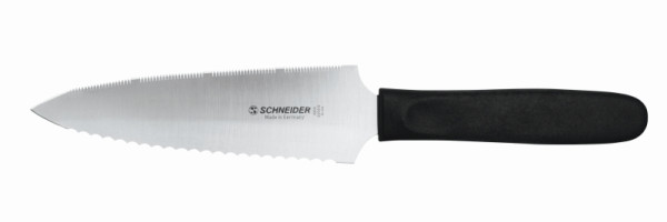 Couteau à gâteau Schneider scie/arbre, taille : 16 cm, 260612