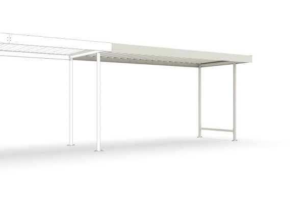 Toiture WSM Leipzig L15 RAL 9002 en kit, 102000089