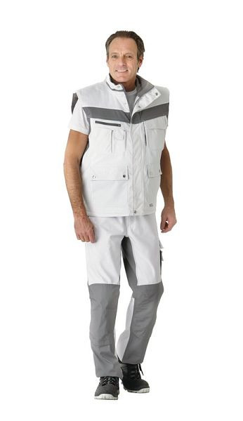 Gilet d'hiver Planam Plaline, blanc pur/zinc, taille XS, 2583040