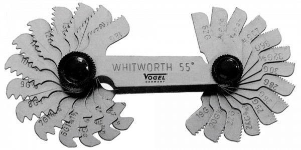 Gabarit de fil Vogel Germany, 4 - 62 / 0,40 - 7,0, 48 feuilles, 471013