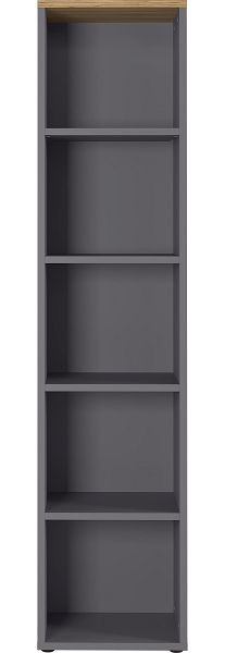 GERMANIA GW-AGENDA étagère de classement 4234 graphite/imitation chêne Grandson, largeur 45 cm, 4234-564