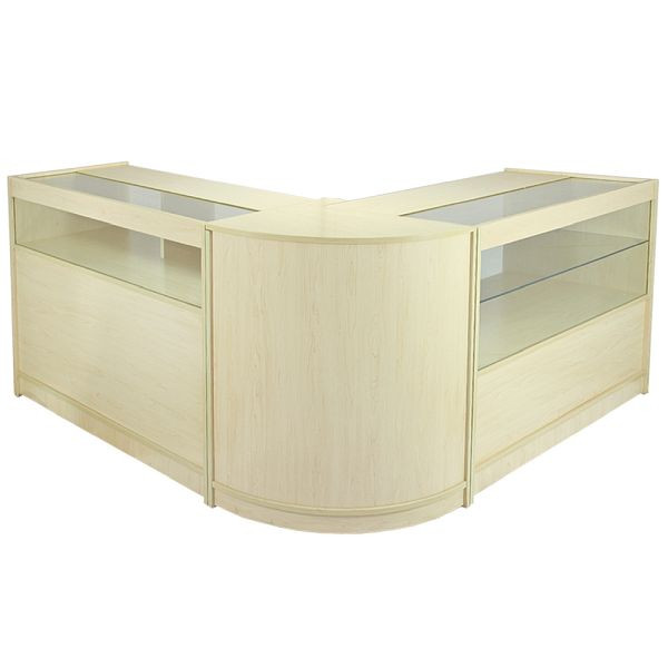 Monster Leo comptoir de magasin comptoir de vente comptoir de vente caisse réception érable, 5001#5002#5004