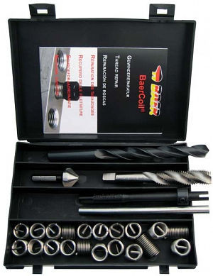 Kit de réparation de filetage BaerCoil M 6 x 1,0 pour trous borgnes, B40105