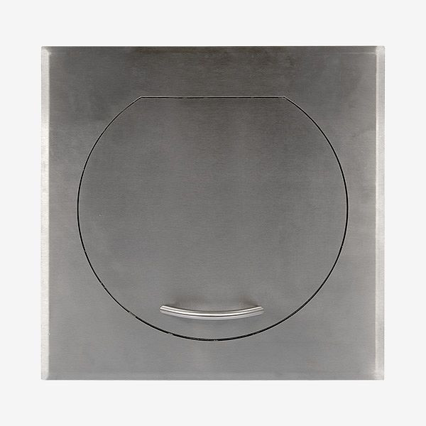 Porte d'insertion HKW STYLO SQUARE, acier inoxydable Ø 300 mm, 9706