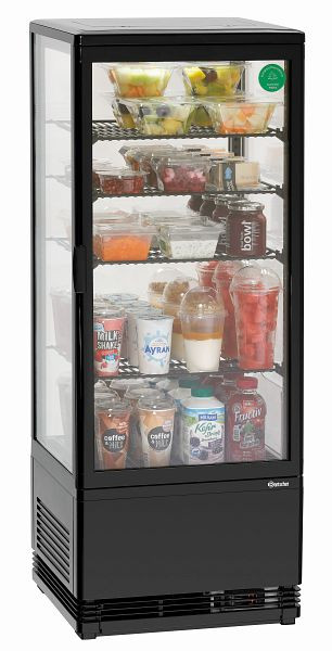 Mini vitrine réfrigérée Bartscher 98L-SW, 700398G