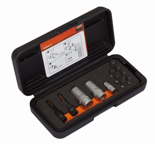 Bahco Kit d'outils de climatisation 12 pièces BE800P12