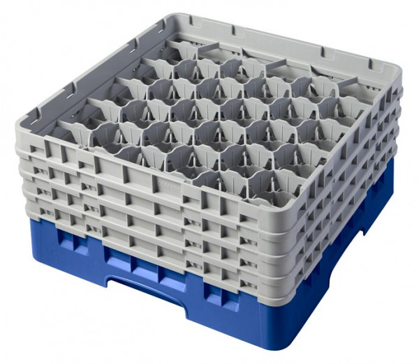 Panier de lavage Cambro 30 compartiments Camrack® 21,5 cm Bleu, lot de 2, 30S800168