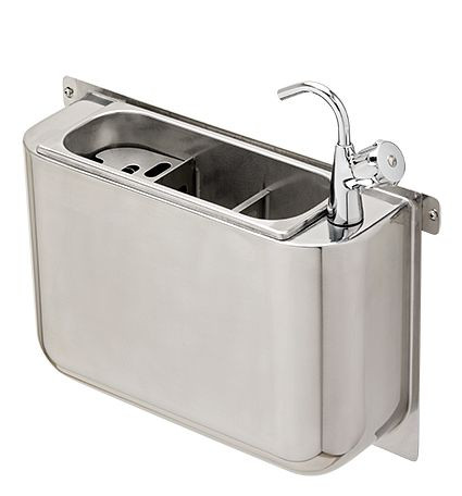 Évier de portionnement Lölsberg i.ScoopShower Permanent Exclusive Plus pour un débit d'eau permanent (version complémentaire avec coins arrondis), 910 200