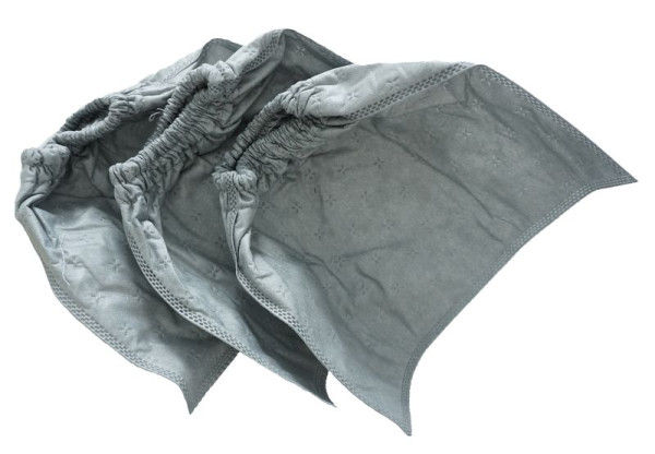 LAVOR textile tête de filtre sac filtre Venti Trenta 3-pack pour aspirateur sec, 52120101